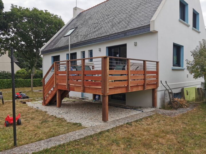 Savenn - Terrasse sur pilotis